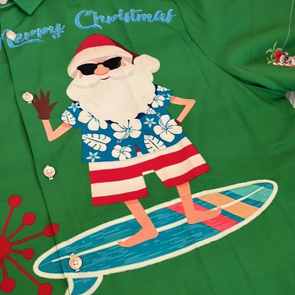 Christmas Aloha Shirt - Picture 13 of 15